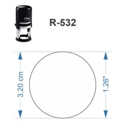 Dimensiones Sello R-532
