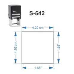 Dimensiones Sello S-542